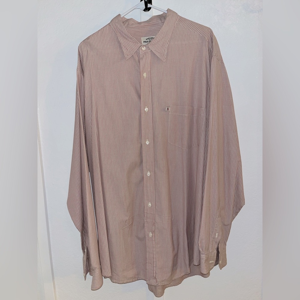 Ralph Lauren Polo Jeans Co. Long-sleeve Dress Shirt Size:XXL/EGGX